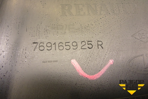 Обшивка стойки центральная нижняя левая (769165925R) для Renault Sandero с 2013-2022г