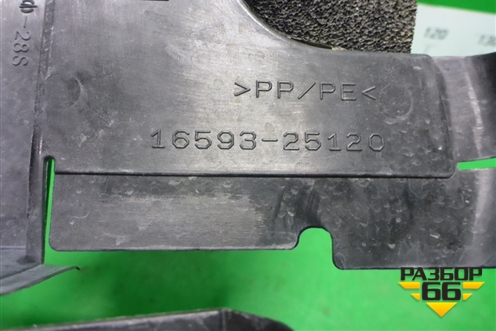 Дефлектор радиатора правый (1659325120) для Toyota Rav-4 с 2018г