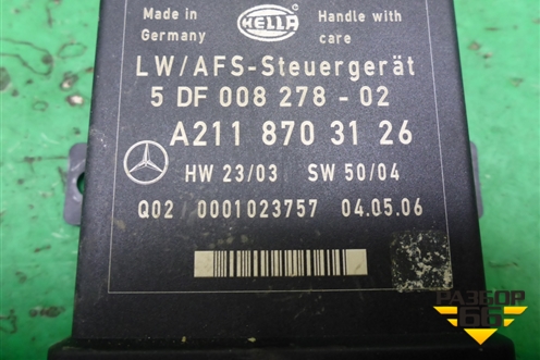 Блок управления светом (A2118703126) для Mercedes Benz CLS C219 с 2004-2010г