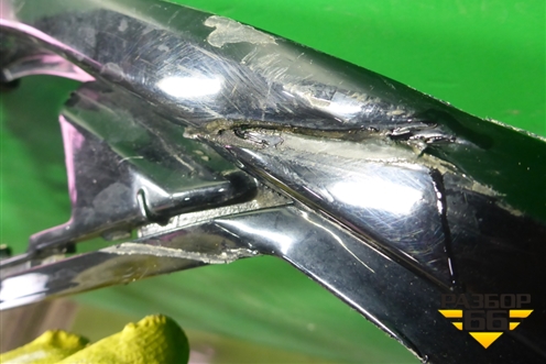 Юбка заднего бампера (86612L1020) для Hyundai Sonata-8 с 2019г