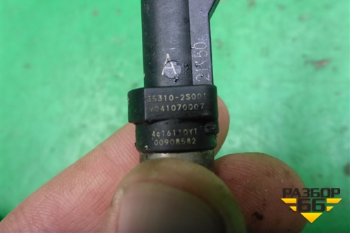 Форсунка инжекторная электрическая (2.5л G4KN) (353102S001) для Kia K5 с 2020г