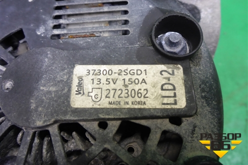 Генератор (2.5л G4KN) (373002SGD1) для Kia K5 с 2020г
