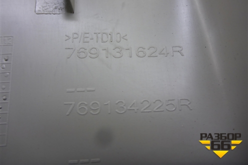 Обшивка стойки центральная верхняя правая (769134225R) для Renault Sandero с 2013-2022г