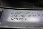 Накладка заднего бампера правая (7407A318) для Mitsubishi Outlander с 2012-2024г