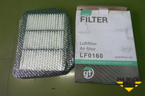 Фильтр воздушный (Green Filter) (LF0160) для Chevrolet Lacetti с 2003г