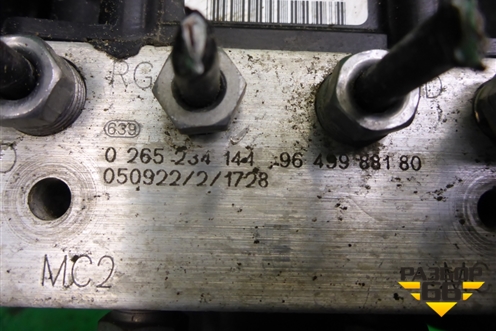Блок ABS (9649988180) для Citroen C4 с 2005-2011г