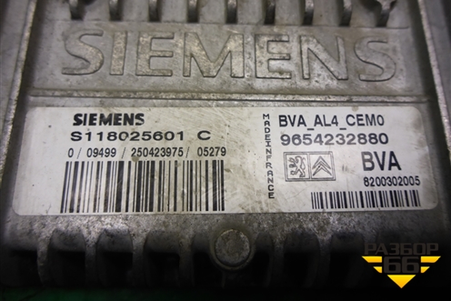 Блок управления АКПП (2.0л EW10A) (9654232880) для Citroen C4 с 2005-2011г