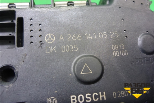 Заслонка дроссельная электрическая  (1.8л 27186130) (A2661410525) для Mercedes Benz SLK R172 с 2010-2016г