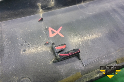 Накладка двери багажника (90812JD00H) для Nissan Qashqai (J10E) с 2006-2013г