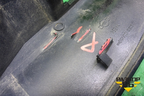 Накладка двери багажника (90812JD00H) для Nissan Qashqai (J10E) с 2006-2013г