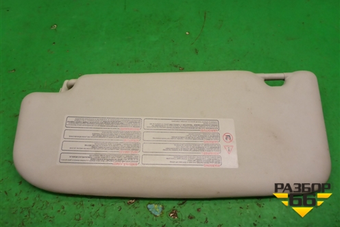 Козырёк солнцезащитный правый для Nissan Qashqai (J10E) с 2006-2013г