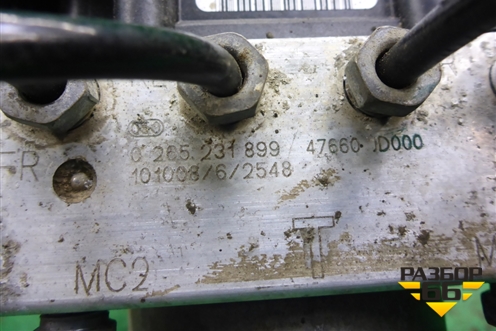 Блок ABS (47660JD000) для Nissan Qashqai (J10E) с 2006-2013г