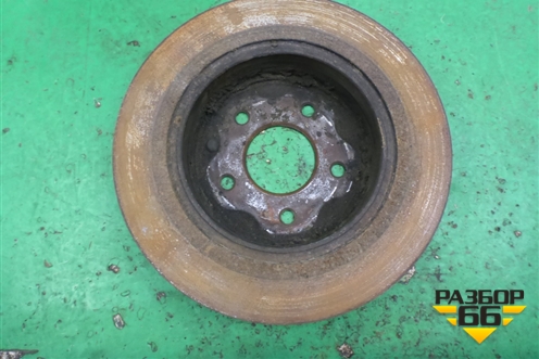Диск тормозной задний для Nissan Qashqai (J10E) с 2006-2013г
