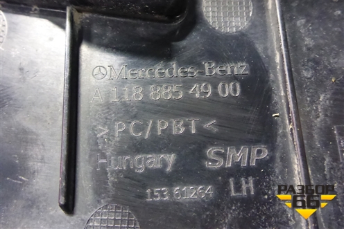 Кронштейн переднего бампера левый (A1188854900) для Mercedes Benz CLA C118 с 2019г