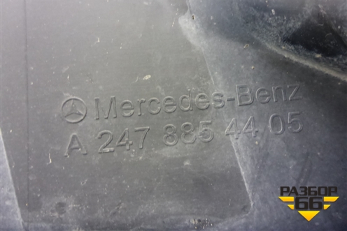 Накладка переднего бампера правая (A2478854405) для Mercedes Benz GLA-Klass H247 с 2019г