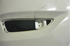 Бампер задний (до 2014г хэтчбек) (866114L200) для Hyundai Solaris с 2010-2016г