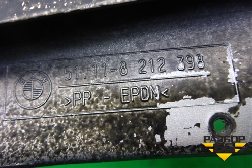 Накладка переднего бампера нижняя (51118212398) для BMW 3-серия Е46 с 1998-2005г