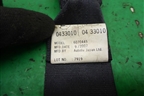 Ремень безопасности задний левый (6070445) для Mazda Mazda 3 (BK) с 2003-2009г