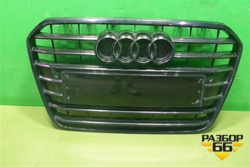 Решетка радиатора (до 2014г под парктроник) (4G0853653) для Audi A6 (C7) с 2011-2018г