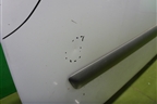 Дверь передняя левая (3х дверный кузов) для Ford Fiesta с 2001-2008г