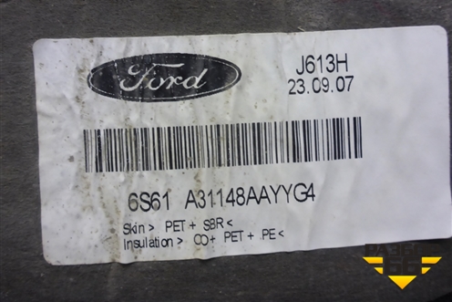 Обшивка багажника правая (3х дверный кузов) (6S61A31148AAYYG4) для Ford Fiesta с 2001-2008г
