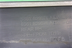 Накладка заднего крыла правого (3х дверный кузов) (6S61B29076ACW) для Ford Fiesta с 2001-2008г