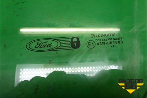 Стекло двери передней левой (3х дверный кузов) для Ford Fiesta с 2001-2008г
