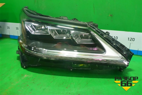 Фара правая (LED на два блока без блоков) (8114560N70) для Lexus LX-570 с 2015г