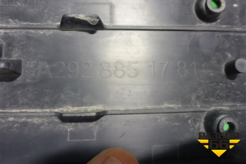 Рамка под номер (A2928851781) для Mercedes Benz GLE-Klass (купе) C292 с 2015г