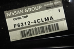 Короб водоотводящий (новый) (F63124CLMA) для Nissan Qashqai (J11E) с 2013г