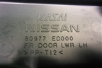 Обшивка двери передней левой под электрику (правый руль) (80977ED000) для Nissan Tiida (C11X) с 2004-2013г
