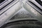 Уплотнитель стекла двери задней правой (лифтбэк) (5JA839432F) для Skoda Rapid с 2013г