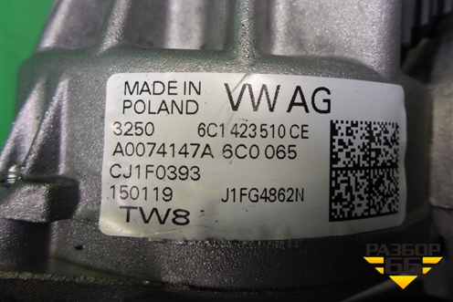 Колонка рулевая под электроусилитель (6C1423510CE) для Skoda Rapid с 2013г