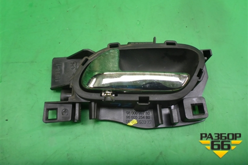 Ручка внутренняя двери задней левой (9800099780) для Peugeot 408 с 2012г