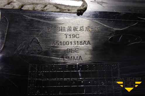 Накладка двери задней правой (на рамку) (551001318AA) для OMODA C5 с 2022г