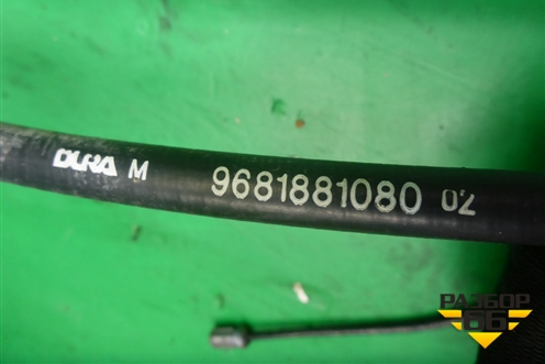 Трос стояночного тормоза левый (9681881080) для Peugeot 408 с 2012г