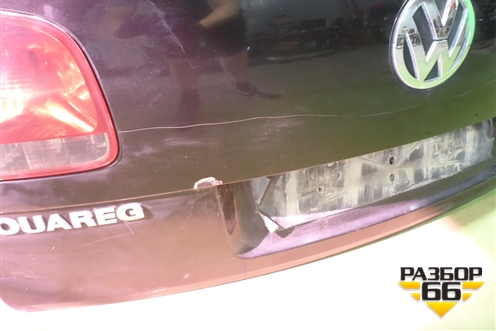 Дверь багажника со стеклом для Volkswagen Touareg c 2002-2010г