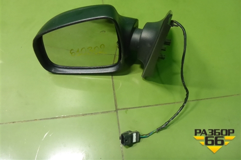 Зеркало левое электрическое (5 контактов) (963028101R) для Renault Logan II с 2012г