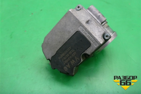 Заслонка дроссельная электрическая (3.0л CAS) (4E0145950F) для Volkswagen Touareg c 2002-2010г