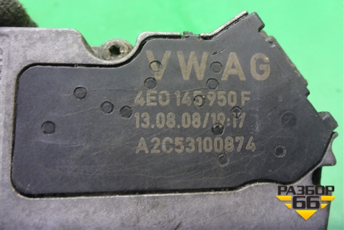 Заслонка дроссельная электрическая (3.0л CAS) (4E0145950F) для Volkswagen Touareg c 2002-2010г