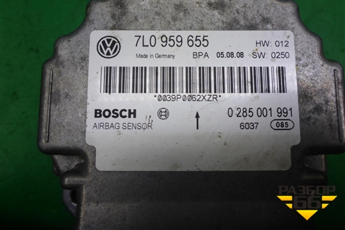 Блок управления AIR BAG (7L0959655) для Volkswagen Touareg c 2002-2010г