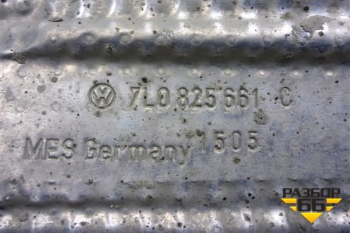 Экран тепловой (7L0825661C) для Volkswagen Touareg c 2002-2010г