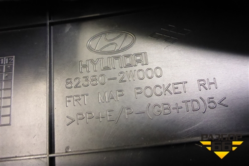Обшивка двери передней правой под электрику (823802W000) для Hyundai Grand Santa Fe с 2012-2018г