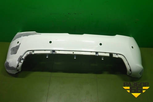 Бампер задний (под парктроник) (9680445277) для Peugeot 308 с 2007-2014г