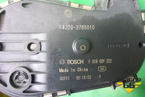 Заслонка дроссельная электрическая (2.0л SQRF4J20C) (F4J203765010) для Exeed TXL с 2020-2024г