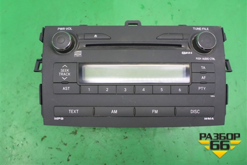 Магнитола (8612012A30) для Toyota Corolla (E15) с 2006-2013г