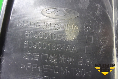 Накладка двери задней правой (609001056AA) для OMODA C5 с 2022г