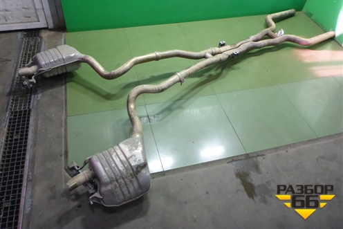 Глушитель (4.0л M177 купэ) (A2054915100) для Mercedes Benz C-Klass W205 с 2014г