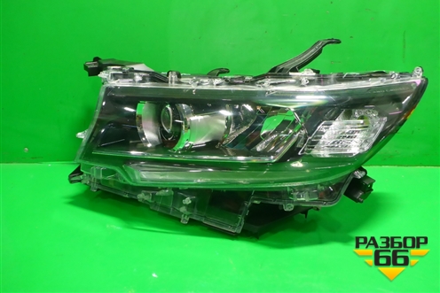 Фара левая (после 2017г LED без блока) (8118560N20) для Toyota Land Cruiser Prado(150) с 2009г