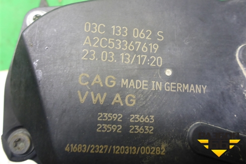 Заслонка дроссельная электрическая (1.4л CAX) (03C133062S) для Skoda Yeti с 2009г